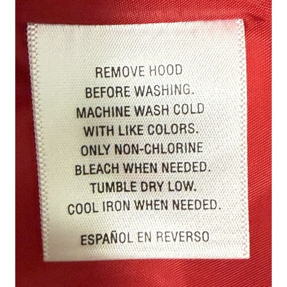 Women’s Red Puffer Vest Faux Fur Hood Winter Outdoor Holiday Cozy Cabin Sz Lg - Picture 6 of 9